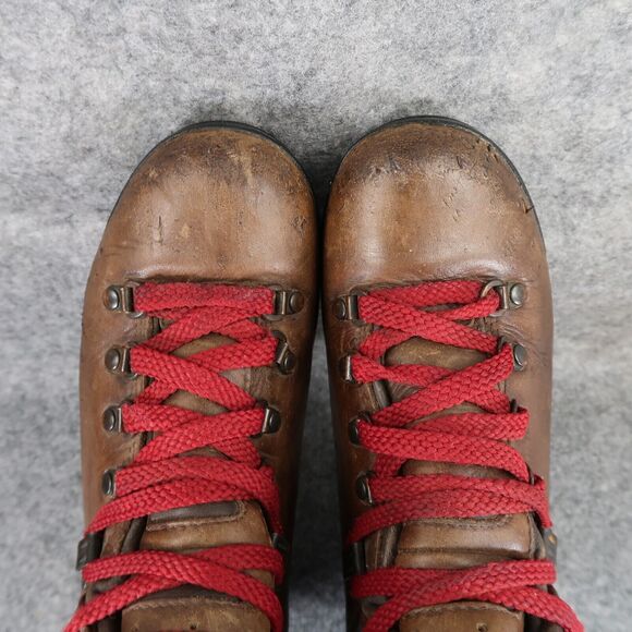 Timberland Shoes Womens 7 Boots Hiking Outdoor Leather Vintage Brown Lace Up Mid - Picture 8 of 16